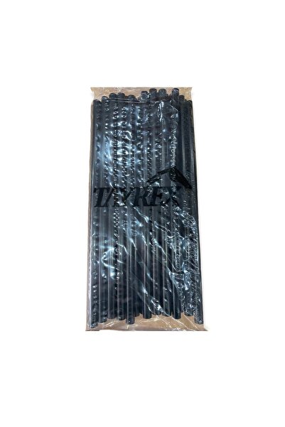 Genel Markalar 1 Kg 11.3x300 Mm 34 Adet Kalın Profesyonel Kuvetli Yapışma Mum Silikon Çubuk Sıcak Siyah
