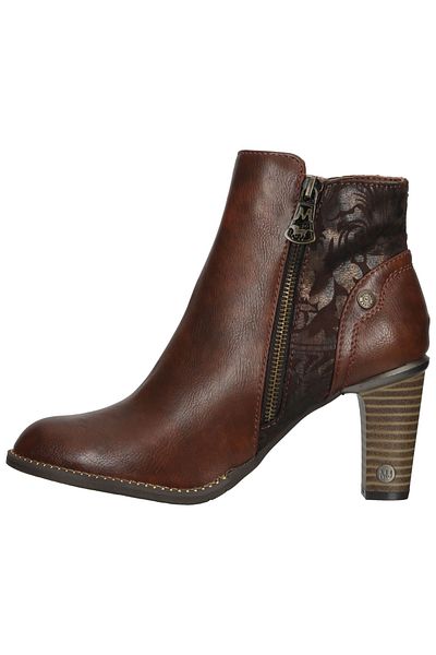 Mustang Stiefelette - Braun - Blockabsatz