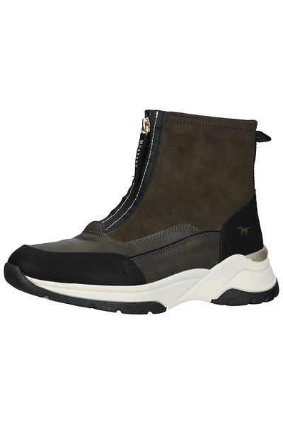Mustang Stiefelette - Khaki - Flacher Absatz