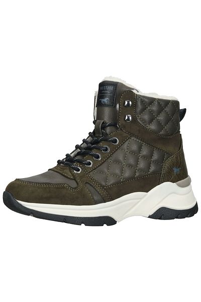 Mustang Stiefelette - Khaki - Flacher Absatz