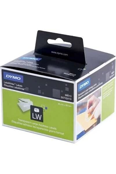 Dymo Geniş Adres 260 Etiket Şeffaf 89x36mm 99013