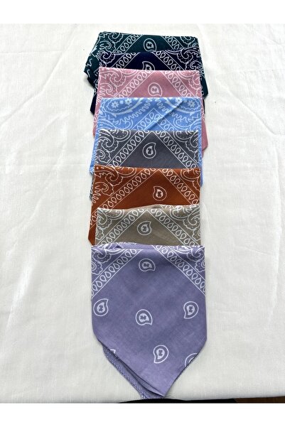 alsaccessories Σειρά Μπαντάνα 100% Κοτόν με Μικτό Χρώμα Ethnic Σχέδιο