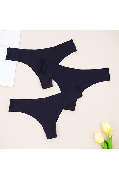 GECKO COLLECTION Laser Cut Thong Women's Panties 3-Pack