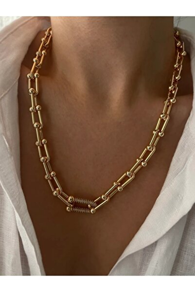 Aksesuar قلادة تيفاني من حجر الذهب الصلب