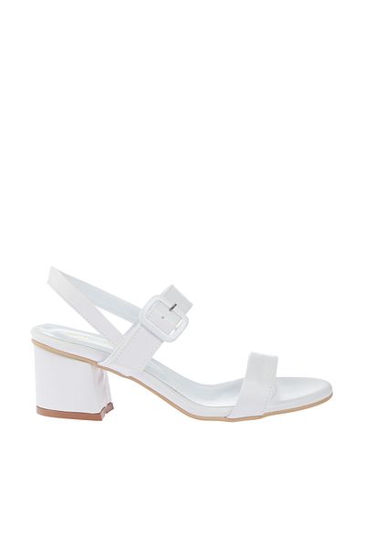 Melen Shoes White Women's Heeled Sandals WMN017