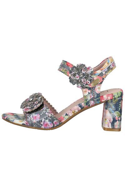 LAURA VITA Sandalette - Mehrfarbig - Blockabsatz