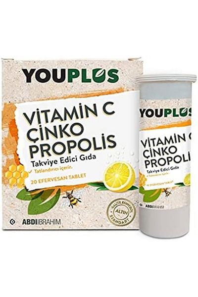 ABDİİBRAHİM Youplus Vitamin C and Zinc Propolis