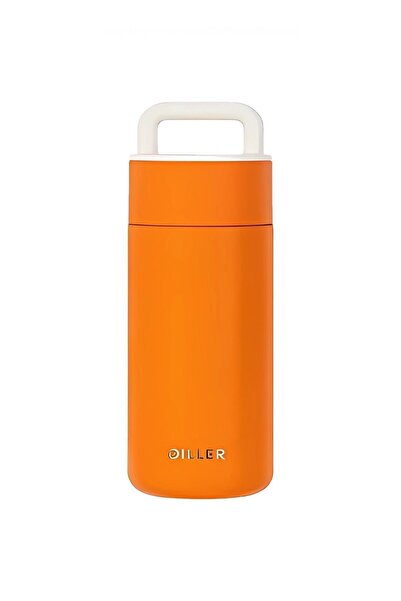 DILLER 350ml Taşıma Kulplu Süzgeçli Çelik Matara 6 Saat Sıcak/soğuk Tutma Sür...