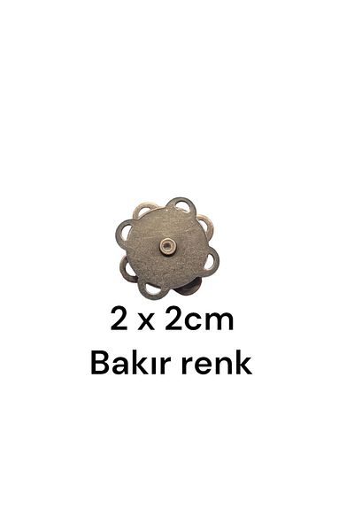 erdoğan hobi Magnetic Bag Magnet with Strut - 1 Piece Copper Color Bag Wallet Closure with Wallet Magnet
