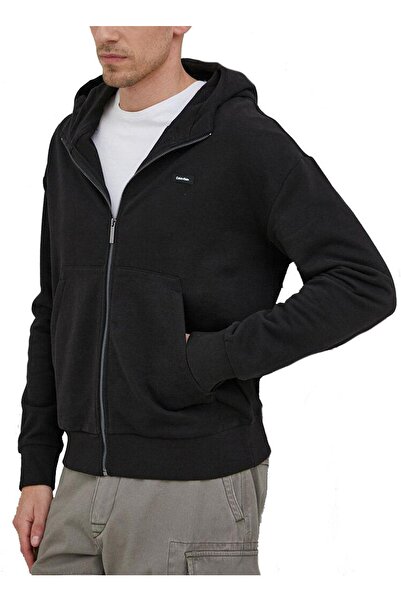 Calvin Klein Kapüşon Yaka Siyah Erkek Sweatshırt K10k111112beh
