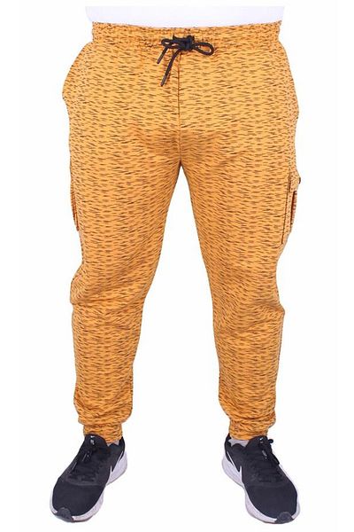 Starbattal Plus Size Line Dance Lycra 2ip Sweatpants 23504 Mustard