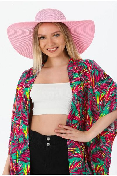 laviyonsa Straw Flared Beach Hat