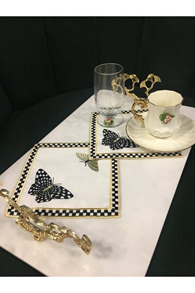 EKKE HOME 6-Piece Party Napkin with Butterfly