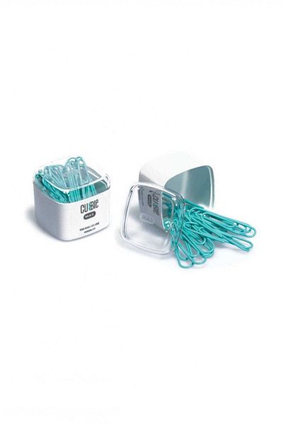 Mas Cubbie Colored Giant Paper Clip Turquoise 15 Pieces