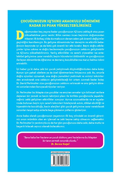 Pegasus Yayınları Daha Zeki Bir Çocuk Yetiştirmek - David Perlmutter Ve Carol...