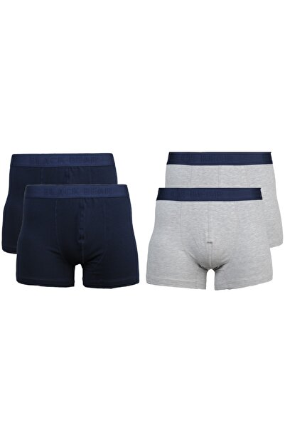Erkek Boxer Likralı Ultra Rahat 4'lü Paket