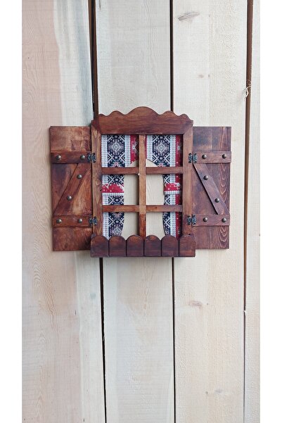 SİVAS ERAY AHŞAP Küçük Boy Otantik Dekoratif Pencere