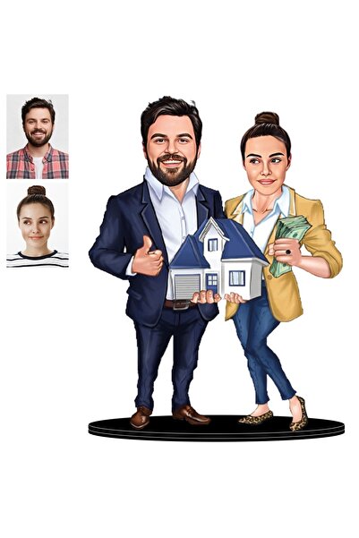 3D Hediye Dünyası Kişiye Özel Emlakçı Hediyesi