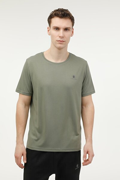 lumberjack Mb Modal Sb203 3fx Haki Erkek Kısa Kol T-shirt