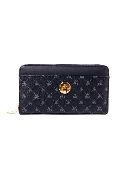 TH Women's Wallet & Card Holder Th-ys99-yc0004-l Black Logo