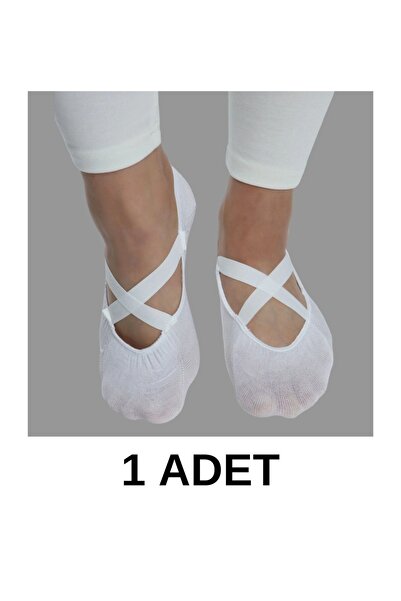 marufshop Plăci de yoga și șosete sport pentru femei cu talpă din silicon ant...