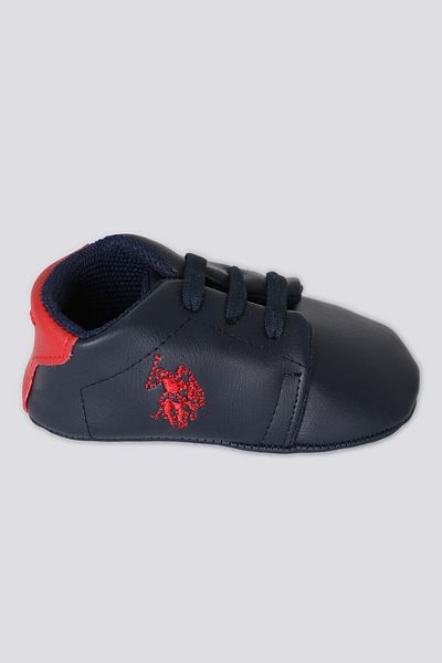 U.S. Polo Assn. Baby Boy Navy Blue Baby Shoes