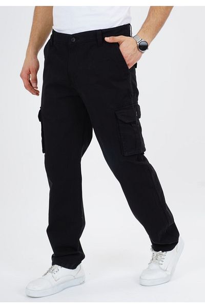 DYNAMO Men's Relaxed Cut Cotton Cargo Pants