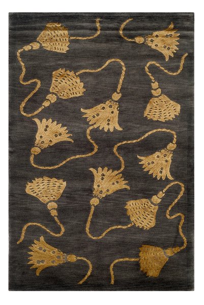 Rugs Modern Halı Mira 1229 Χαλί με Υφαντή Βάση, Τυπωμένο, με Σχέδιο Φούντας, ...