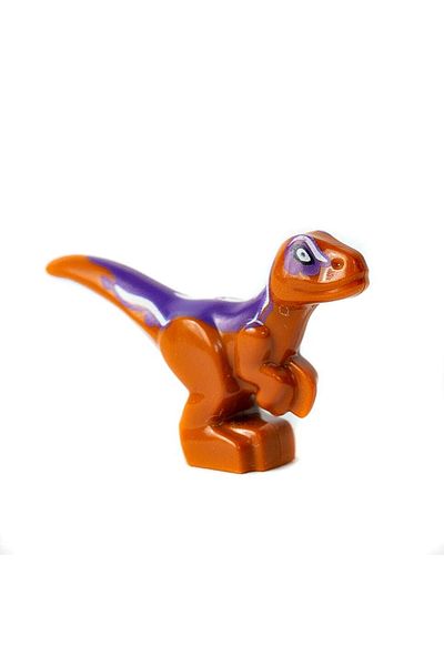 LEGO Dark Orange Dinosaur Baby Puppy - Original Accessory Moc Custom Animal