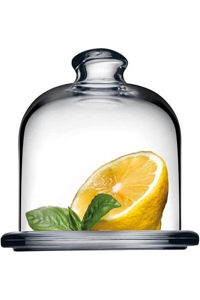 Paşabahçe Lemon Storage Container with Glass Lid