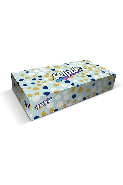 Selpak Box Tissue 70 pcs, Multicolored