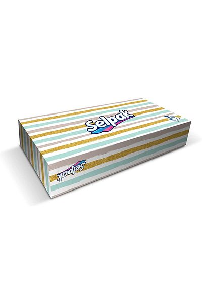 Selpak Box Tissue 70 pcs, Multicolored