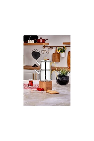 Taç Hera Çaydanlık Takımı Gold