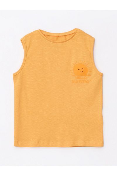 LC Waikiki Crew Neck Printed Cotton Baby Boy T-Shirt
