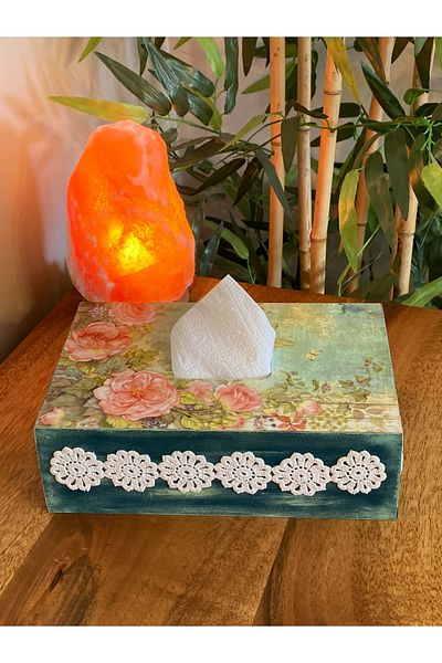 Fun Life Handmade Wooden Tissue Box