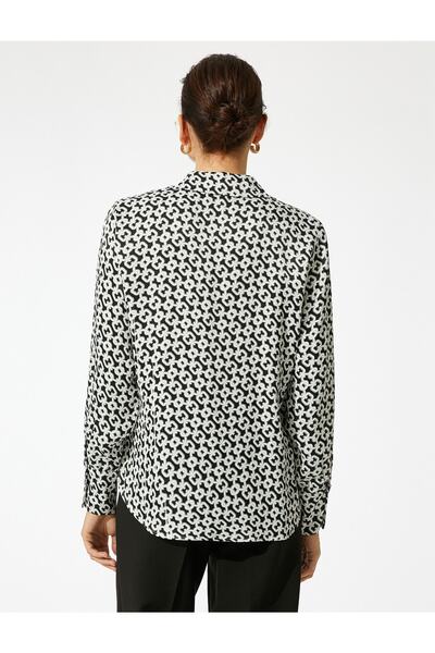 Koton Πουκάμισο με μακρυμάνικο σχέδιο με αλυσίδα
