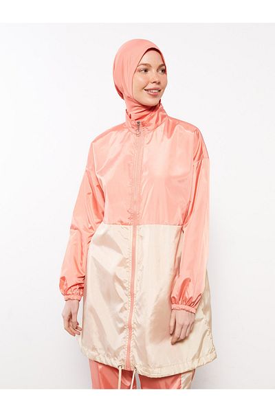 LC Waikiki Σετ γυναικείο μαγιό Hijab με ψηλό γιακά Color Blocked μακρυμάνικο