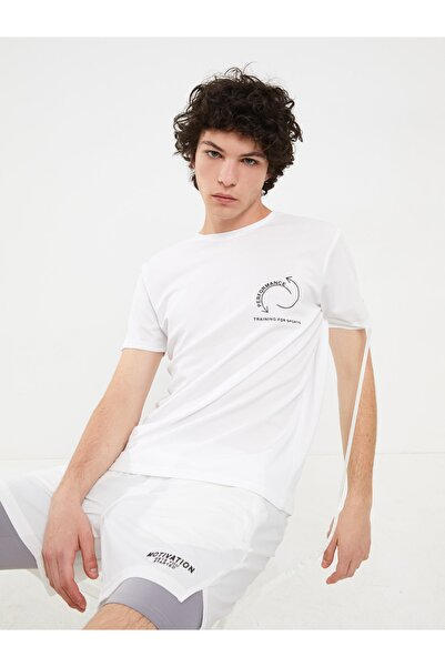 LC Waikiki Ανδρικό μπλουζάκι με στάμπα - Crew Neck, κοντομάνικο