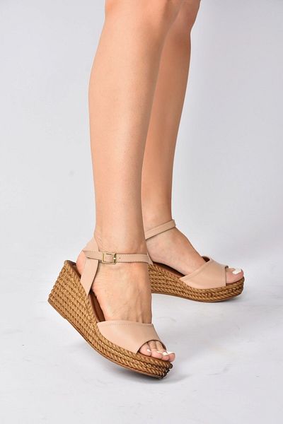 Fox Shoes Women's Leather Wedge Heeled Shoes K674192209