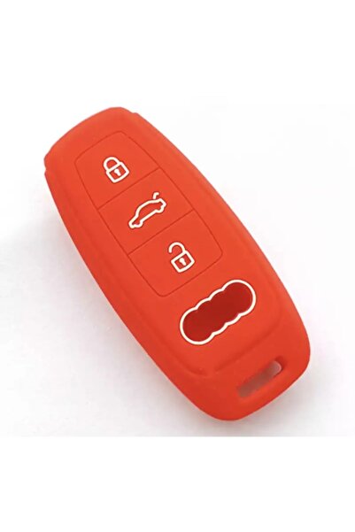 Nildaoto حافظة مفاتيح أودي A3 2021-2022 A6l A7 A8 Q8 E Tron C8 D5 باللون الأحمر