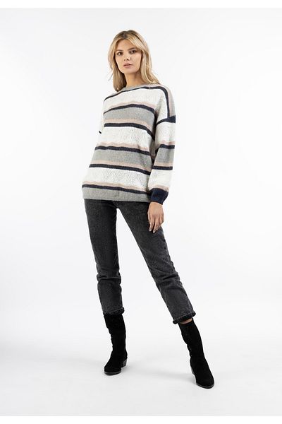 USHA FESTIVAL Oversize Strick Pullover carnea