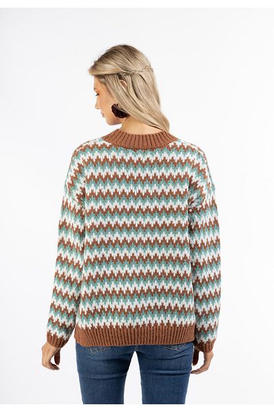 USHA FESTIVAL Strickjacke mit Knöpfen rakata