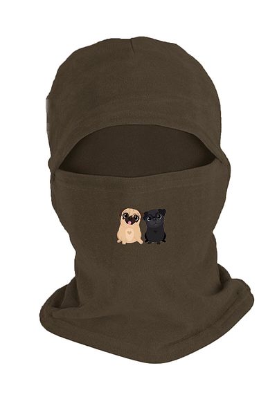 herotasarım Σετ μάσκας χιονιού Polar Pugs και μακριά γάντια - Bll3567