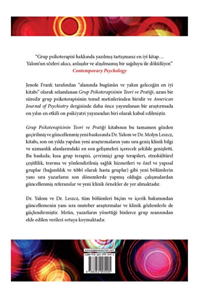 Pegasus Yayınları Grup Psikoterapisinin Teori ve Pratiği | Irvin D. Yalom & M...