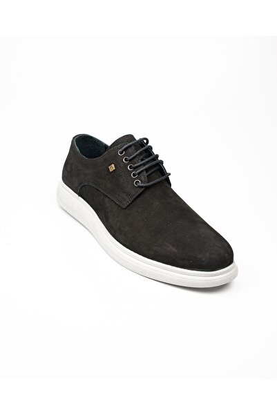 Nobel 1008 Чорні шкіряні чоловічі повсякденні черевики