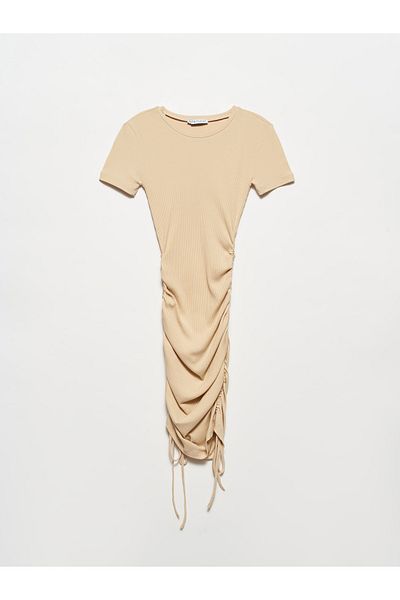 Dilvin Kleid - Beige - Bodycon