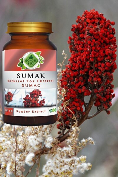 Gökçek Şifa Sumak Toz Ekstresi 100 Gr. Cam Kavanoz