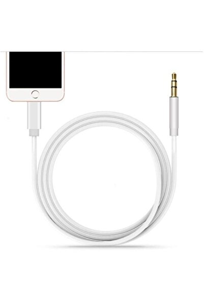 Genel Markalar Lightning Aux 3.5mm 1metre Kablo Jack Dönüştürücü Aparat Iphone 7 8 X 11 12 13 Uyumlu Ses Otg Kablo