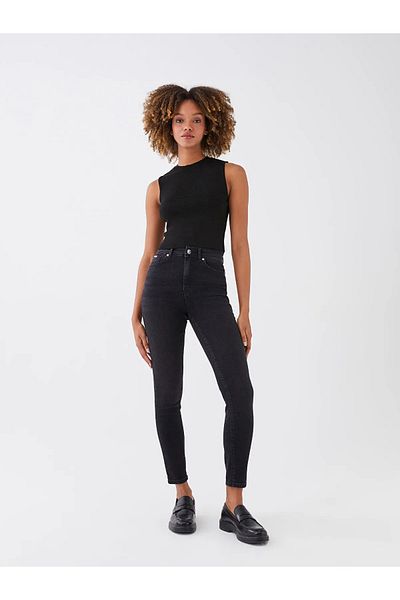 LC Waikiki Τζιν ψηλόμεσο Super Skinny Fit Γυναικείο τζιν παντελόνι