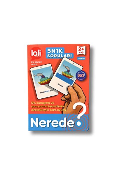 Oyun Terapi Market Lali Yayınları Dil Gelişim Serisi 5n1k Nerede 2 Yaş